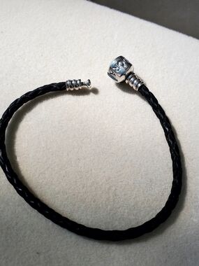 Pandora Black Leather Single Wrap Bracelet